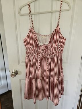 Rewind Striped Spaghetti Strap Sundress